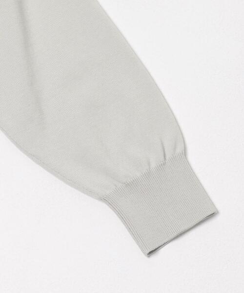 URBAN RESEARCH DOORS（アーバンリサーチドアーズ）の「LIFE STYLE TAILOR　ハイゲージクルーネック長袖ニット（ニット/セーター・メンズ・ホワイト系その他/ブラウン系その他/グレー・MEDIUM/LARGE）」の5枚目の写真