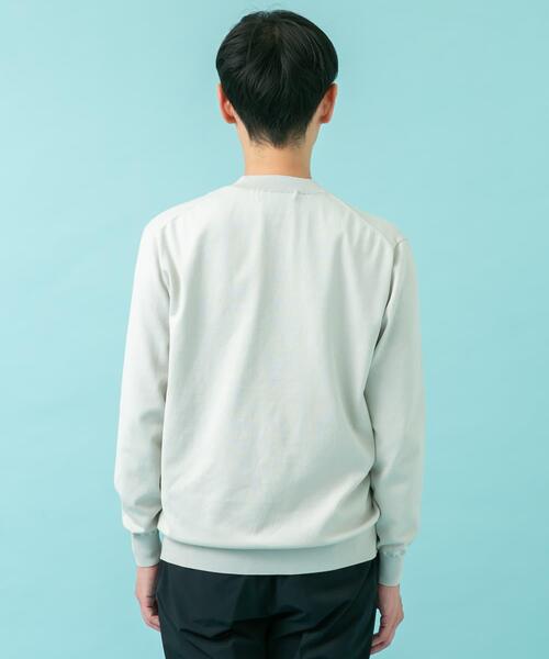 URBAN RESEARCH DOORS（アーバンリサーチドアーズ）の「LIFE STYLE TAILOR　ハイゲージクルーネック長袖ニット（ニット/セーター・メンズ・ホワイト系その他/ブラウン系その他/グレー・MEDIUM/LARGE）」の18枚目の写真
