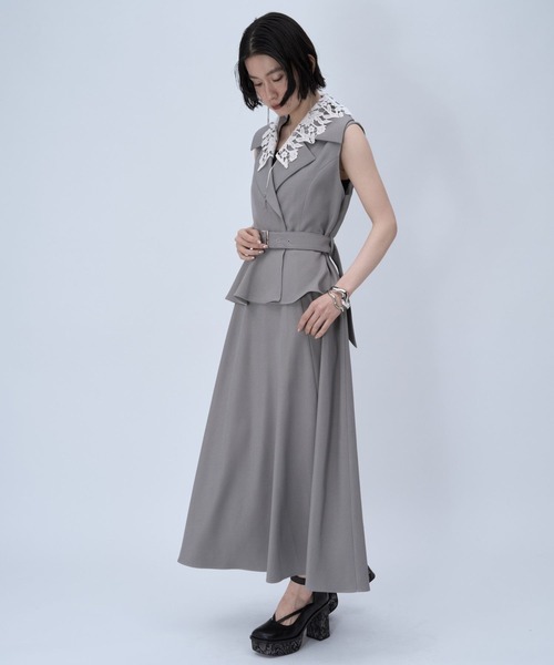 HARE(ハレ)の「ニュアンスワイドバングル(HARE)(バングル/リストバンド・レディース・シルバー・FREE)」の2枚目の写真