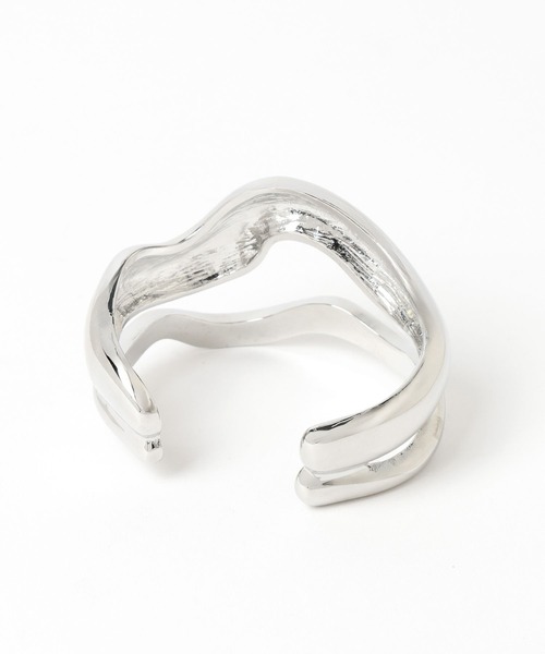 HARE(ハレ)の「ニュアンスワイドバングル(HARE)(バングル/リストバンド・レディース・シルバー・FREE)」の9枚目の写真