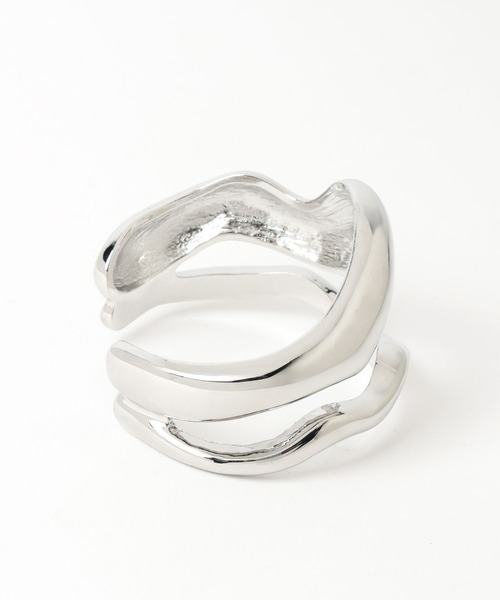 HARE(ハレ)の「ニュアンスワイドバングル(HARE)(バングル/リストバンド・レディース・シルバー・FREE)」の8枚目の写真