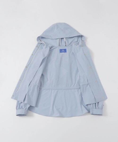 BLUE LABEL CRESTBRIDGE（ブルーレーベルクレストブリッジ）の「【はっ水】ライトウェザーマウンテンパーカー（マウンテンパーカー・レディース・ブルー/ダークネイビー・36/38）」の8枚目の写真