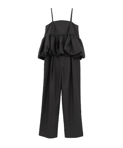 CLANE(クラネ)の「PEPLUM LAYERED ALL IN ONE(つなぎ/オールインワン・レディース・アイボリー/ブラック・0/1/2)」の20枚目の写真