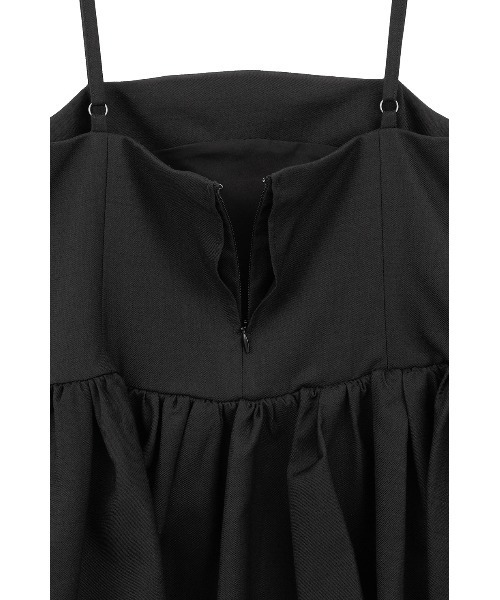 PEPLUM LAYERED ALL IN ONE クラネ　サイズ2 新作 PEPLUM LAYERED ALL IN ONE（つなぎ/オールインワン）｜CLANE（クラネ
