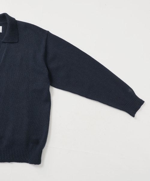 B.C STOCK(ベーセーストック)の「SCI-SCI スキッパー KNIT(ニット/セーター・メンズ・アイボリー/ネイビー・LARGE/MEDIUM)」の5枚目の写真