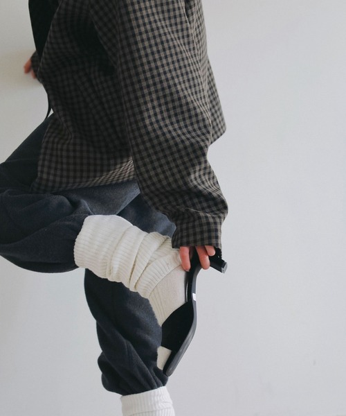 anuke（アンヌーク）の「Check Coverall Jacket（テーラードジャケット・レディース・ブラウン・38inch/36inch）」の10枚目の写真