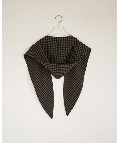 anuke（アンヌーク）の「Check Coverall Jacket（テーラードジャケット・レディース・ブラウン・38inch/36inch）」の6枚目の写真