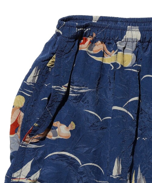 BEAMS PLUS(ビームスプラス)の「GYM Shorts Cupro Print(その他パンツ・メンズ・ブルー・X-LARGE/LARGE/MEDIUM/SMALL)」の3枚目の写真