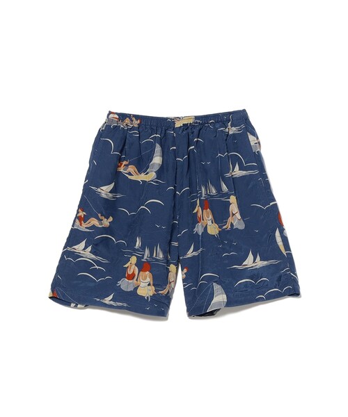 BEAMS PLUS(ビームスプラス)の「GYM Shorts Cupro Print(その他パンツ・メンズ・ブルー・X-LARGE/LARGE/MEDIUM/SMALL)」の12枚目の写真