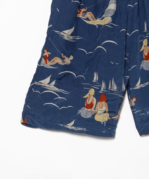 BEAMS PLUS(ビームスプラス)の「GYM Shorts Cupro Print(その他パンツ・メンズ・ブルー・X-LARGE/LARGE/MEDIUM/SMALL)」の15枚目の写真