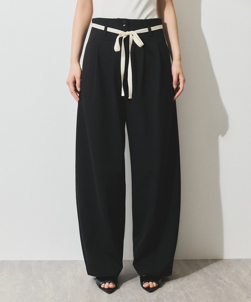 ADAM ET ROPE'（アダムエロペ）の「【WEB限定】ハイウエストカーブパンツ（その他パンツ・レディース・オフホワイト/ブラック/キャメル・34/36/38）」の20枚目の写真