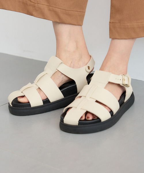 PLAKTON（プラクトン）の「BARNYARDSTORM / PLAKTON(プラクトン) / グルカサンダル【一部店舗限定】（サンダル・レディース・ブラック/オフホワイト・37/38）」の12枚目の写真