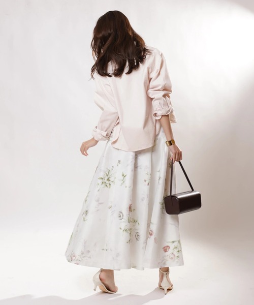 JUSGLITTY(ジャスグリッティー)の「シアーボタニカルスカート(スカート・レディース・ブルー/レッド・0/1/2)」の14枚目の写真