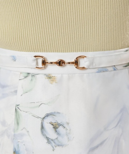 JUSGLITTY(ジャスグリッティー)の「シアーボタニカルスカート(スカート・レディース・ブルー/レッド・0/1/2)」の19枚目の写真