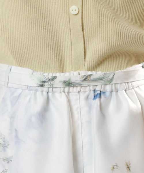 JUSGLITTY(ジャスグリッティー)の「シアーボタニカルスカート(スカート・レディース・ブルー/レッド・0/1/2)」の20枚目の写真