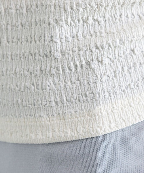 RAGEBLUE（レイジブルー）の「裾レイヤードシャーリングトップス（Tシャツ/カットソー・レディース・ホワイト/ブラック・FREE）」の17枚目の写真