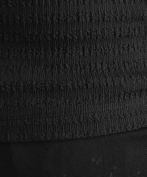 RAGEBLUE（レイジブルー）の「裾レイヤードシャーリングトップス（Tシャツ/カットソー・レディース・ホワイト/ブラック・FREE）」の18枚目の写真