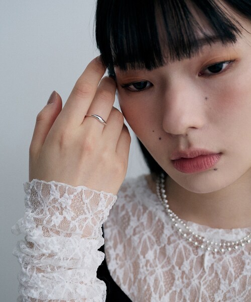COCOSHNIK ONKITSCH(ココシュニックオンキッチュ)の「シルバー サトルニュアンスリング(リング・レディース・シルバー・14/12/10)」の8枚目の写真