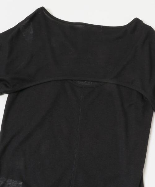 LAATO(ラート)の「mix layered tee(Tシャツ/カットソー・レディース・オリーブ/ブラック/パープル系その他・FREE)」の12枚目の写真