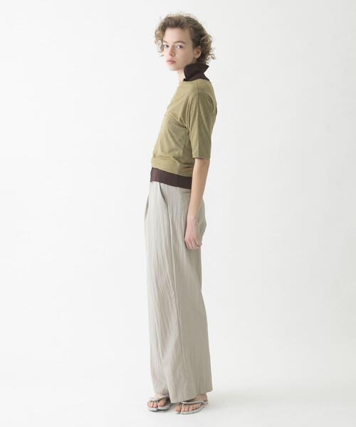 LAATO(ラート)の「mix layered tee(Tシャツ/カットソー・レディース・オリーブ/ブラック/パープル系その他・FREE)」の16枚目の写真