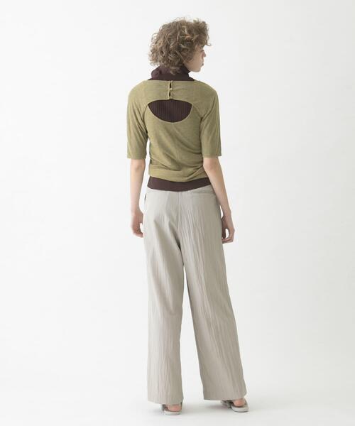 LAATO(ラート)の「mix layered tee(Tシャツ/カットソー・レディース・オリーブ/ブラック/パープル系その他・FREE)」の17枚目の写真