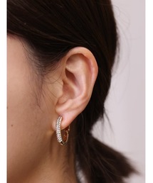 Edit Sheen（エディットシーン）の「ストーンパヴェフープイヤリング（イヤリング）」