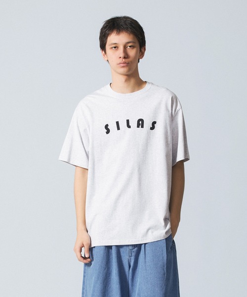 SILAS(サイラス)の「ATHL S/S TEE(Tシャツ/カットソー・メンズ・アッシュ/ブラック/ホワイト/ネイビー・M/L/XL)」の4枚目の写真