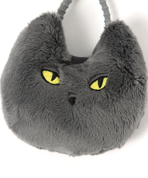 studio CLIP（スタディオクリップ）の「ネコ顔チャーム（ピアス（両耳用）・レディース・ホワイト/グレー/ブラウン・FREE）」の7枚目の写真