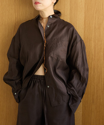 新品未使用☆イエナラブークル  コーマサテンスモックシャツ IENA(イエナ)の「IENA LA BOUCLE コーマサテン スモックシャツ◇」 - PARTE