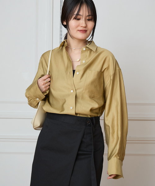 IENA LA BOUCLE♡LIBERTY ブラウス IENA LA BOUCLE シアーフリルブラウス（シャツ/ブラウス）｜IENA LA