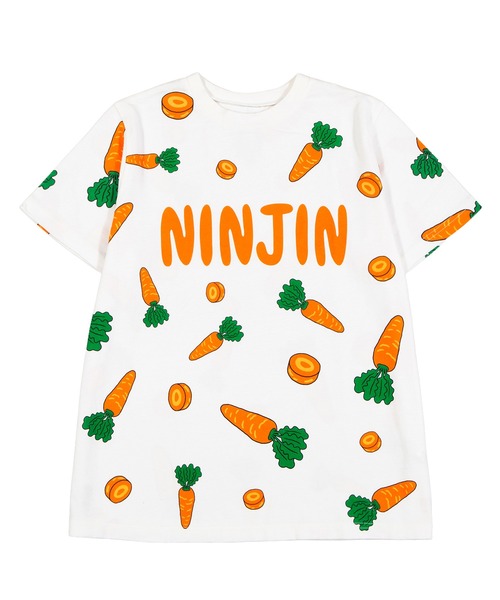 PUNYUS(プニュズ)の「【新サイズ】フード総柄Tシャツ(NINJIN・LEMON・EDAMAME)(Tシャツ/カットソー・レディース・オレンジ/イエロー/グリーン・1/5/4/3/2)」の13枚目の写真