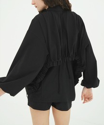 セール】2WAY GATHER RASH GUARD BLOUSE（ラッシュガード）｜CLANE