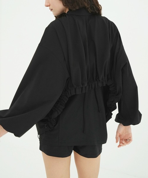 BACK ARCH GATHER RASH GUARD SHIRTS（ラッシュガード）｜CLANE