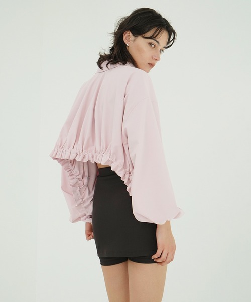 BACK ARCH GATHER RASH GUARD SHIRTS（ラッシュガード）｜CLANE