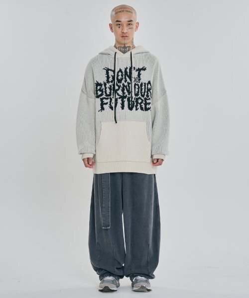 AJOBYAJO（アジョバイアジョ）の「[PBA] DBOF ウールニットパーカー [IVORY]（ニット/セーター・レディース・その他・XL/L）」の5枚目の写真