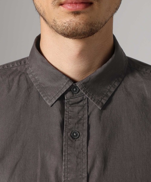 BAYFLOW（ベイフロー）の「ワンポイントレギュラーカラーシャツ（シャツ/ブラウス・メンズ・その他1/ピンク/チャコール・MEDIUM/LARGE）」の7枚目の写真