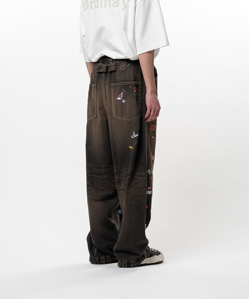 Maison MIHARA YASUHIRO(メゾンミハラヤスヒロ)の「【MIHARAYASUHIRO/ミハラヤスヒロ】BAKER JEANS w STICKER(デニムパンツ・メンズ・ブラック/インディゴブルー・46/44/48)」の13枚目の写真