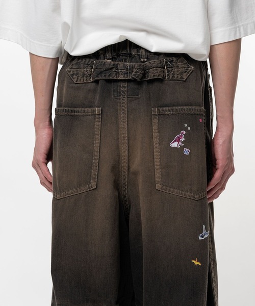 Maison MIHARA YASUHIRO(メゾンミハラヤスヒロ)の「【MIHARAYASUHIRO/ミハラヤスヒロ】BAKER JEANS w STICKER(デニムパンツ・メンズ・ブラック/インディゴブルー・46/44/48)」の7枚目の写真