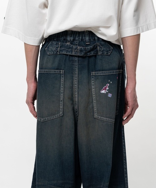 Maison MIHARA YASUHIRO(メゾンミハラヤスヒロ)の「【MIHARAYASUHIRO/ミハラヤスヒロ】BAKER JEANS w STICKER(デニムパンツ・メンズ・ブラック/インディゴブルー・46/44/48)」の11枚目の写真