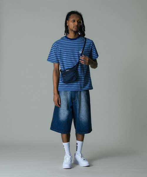 XLARGE（エクストララージ）の「MESH SHOULDER BAG（ショルダーバッグ・メンズ・ブラック/オリーブ/オレンジ/ネイビー・ONE SIZE）」の9枚目の写真