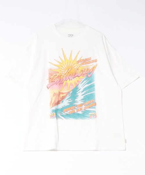 BILLABONG(ビラボン)の「BILLABONG/ビラボン 半袖 Tシャツ UVカット GRAHIC LOOSE FIT COOL DRY TEE BG01C211(Tシャツ/カットソー・レディース・ホワイト×イエロー/レッド・M/L)」の9枚目の写真