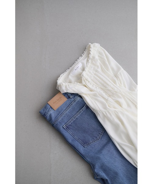 Her lip to(ハーリップトゥー)の「Fionna Lace Blouse(シャツ/ブラウス・レディース・ホワイト・S/M)」の5枚目の写真