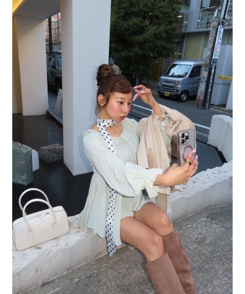 Her lip to(ハーリップトゥー)の「Fionna Lace Blouse(シャツ/ブラウス・レディース・ホワイト・S/M)」の15枚目の写真