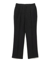BEAMS F | リネン 1プリーツ ワイド イージーパンツ(その他パンツ)