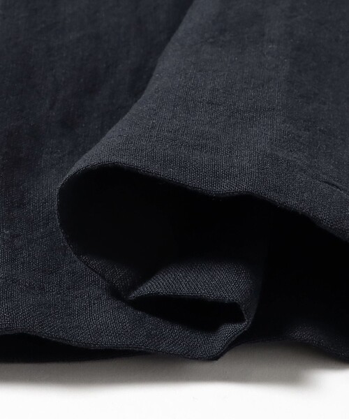 BEAMS F(ビームスエフ)の「リネン 1プリーツ ワイド イージーパンツ(その他パンツ・メンズ・ネイビー/ブラック・S/M/L/XL)」の12枚目の写真