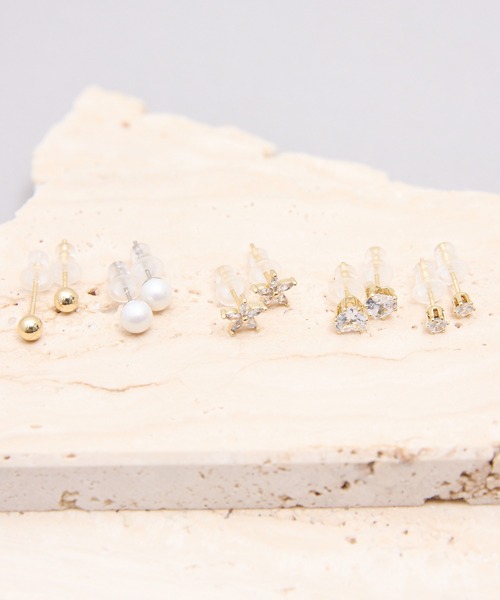 SHIZUTA(シズタ)の「SZT:5daysピアス Monday to Friday 5個セットピアス BOX付(ピアス(両耳用)・レディース・シルバー系その他・FREE)」の8枚目の写真