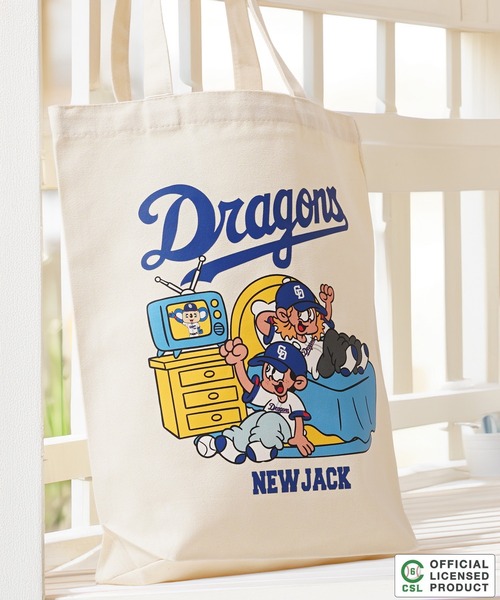 1111clothing（ワンフォークロージング）の「【セ・リーグ】NEW JACK プロ野球 トートバッグ / Professional Baseball Tote Bag（トートバッグ・メンズ・その他5/その他3/その他2/その他1/その他6/その他4・FREE）」の2枚目の写真