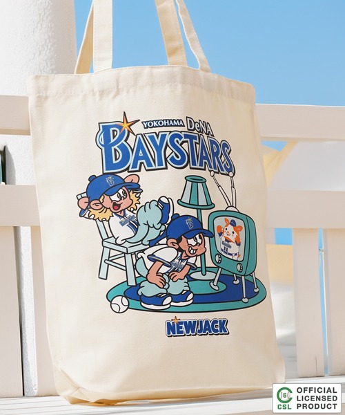 1111clothing（ワンフォークロージング）の「【セ・リーグ】NEW JACK プロ野球 トートバッグ / Professional Baseball Tote Bag（トートバッグ・メンズ・その他5/その他3/その他2/その他1/その他6/その他4・FREE）」の5枚目の写真