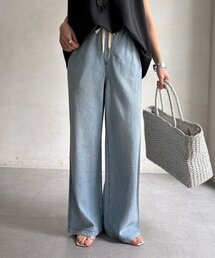 ルーズフレアデニム（デニムパンツ）｜DouDou（ドゥドゥ）の