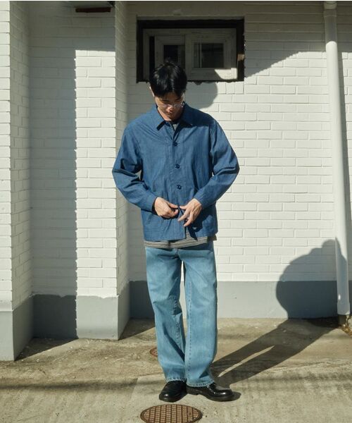 HORLISUN(ホーリーサン)の「Powell Short Pique Stripe T-shirt Charcoal(Tシャツ/カットソー・メンズ・その他・LARGE/MEDIUM/SMALL)」の2枚目の写真
